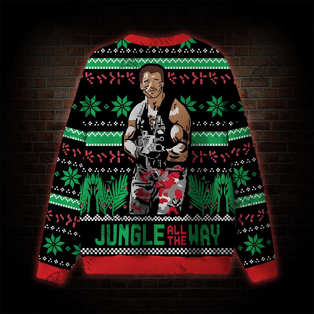 Jungle All The Way Ugly Sweatshirts