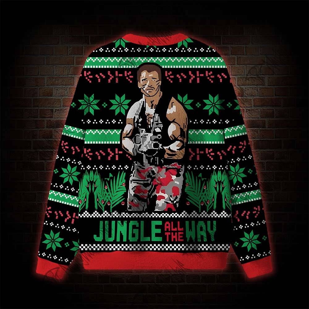 Jungle All The Way Ugly Sweatshirts
