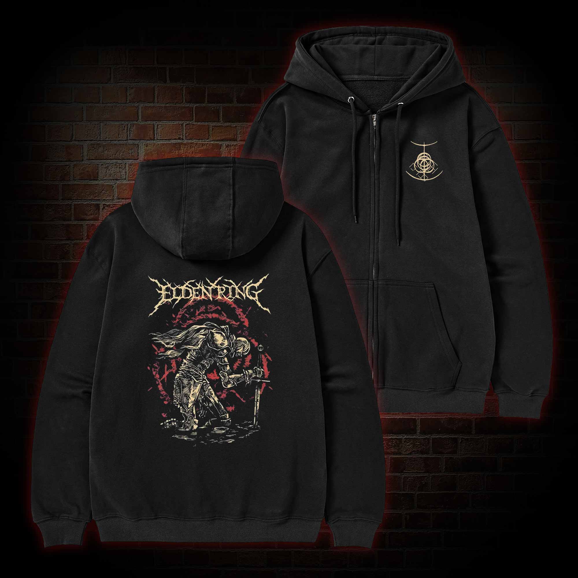 Golden Order Zipper Hoodie