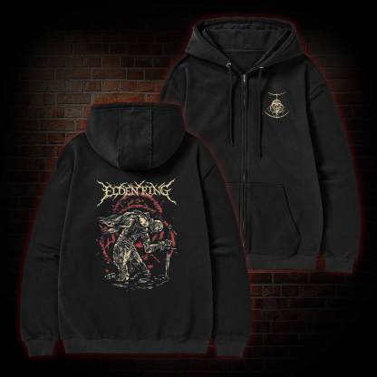 Golden Order Zipper Hoodie