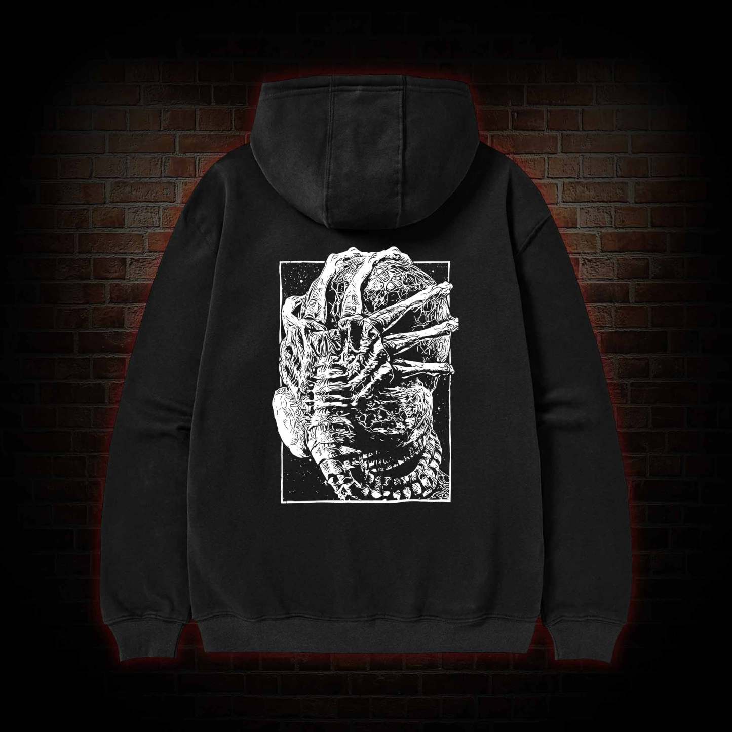Alien Delivery Guy Zipper Hoodie