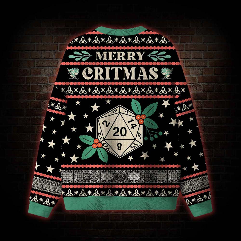 Merry Critmas Ugly Sweatshirts