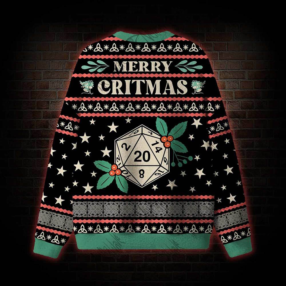 Merry Critmas Ugly Sweatshirts