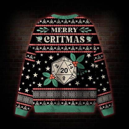 Merry Critmas Ugly Sweatshirts