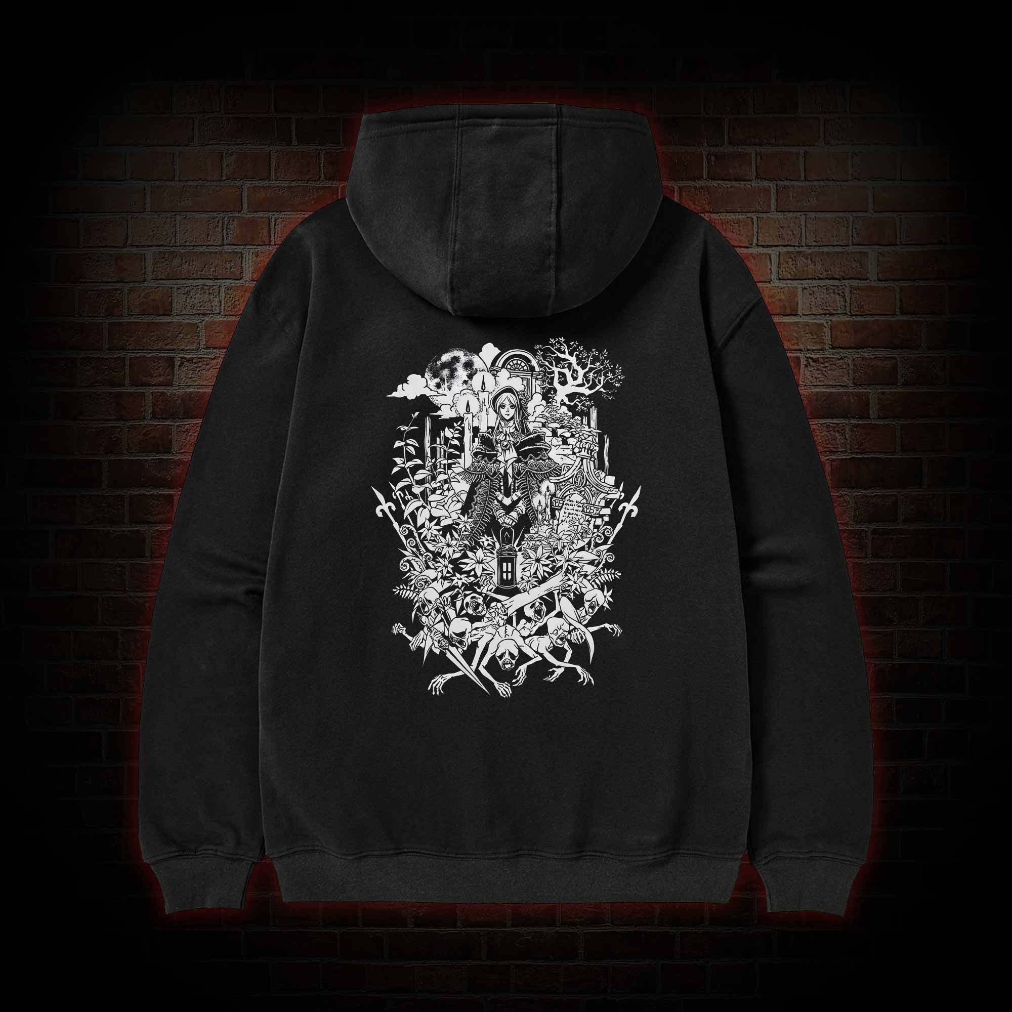 Hello Good Hunter Zipper Hoodie