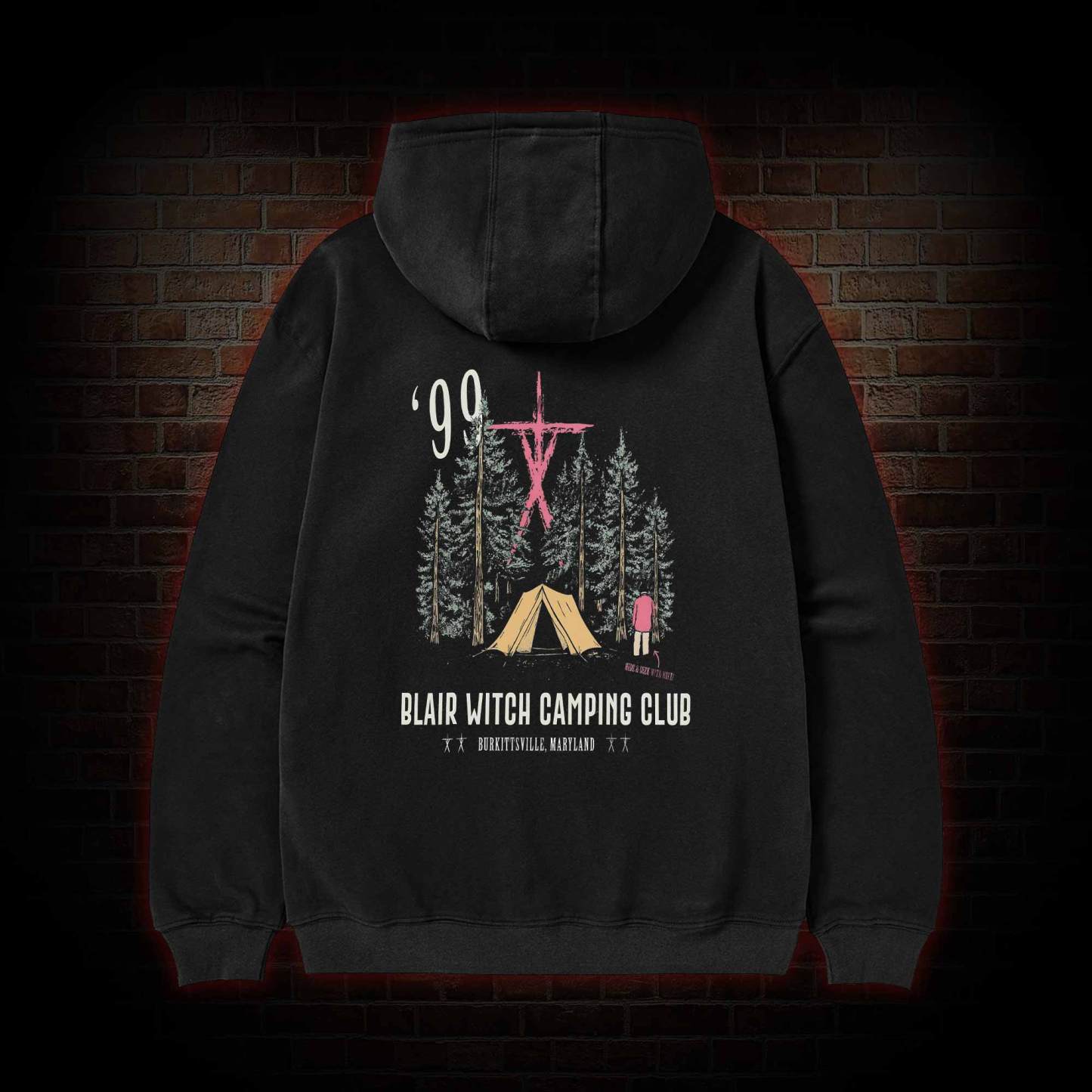 Witch Camping Zipper Hoodie