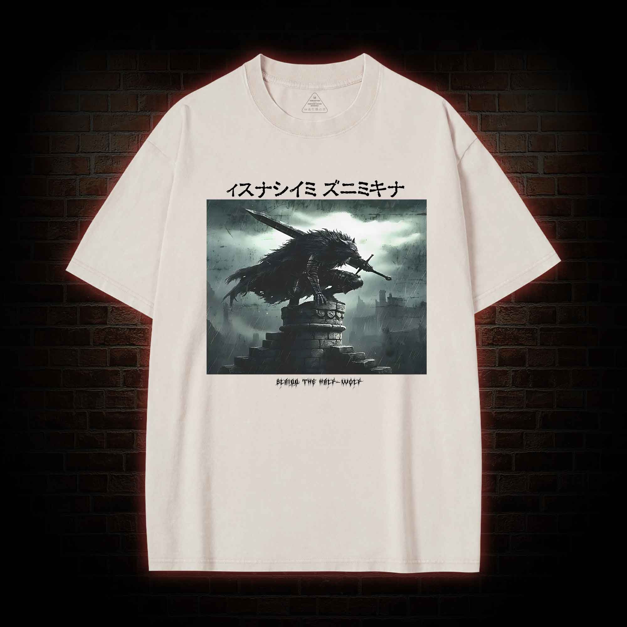 The Half-wolf Washed T-shirt