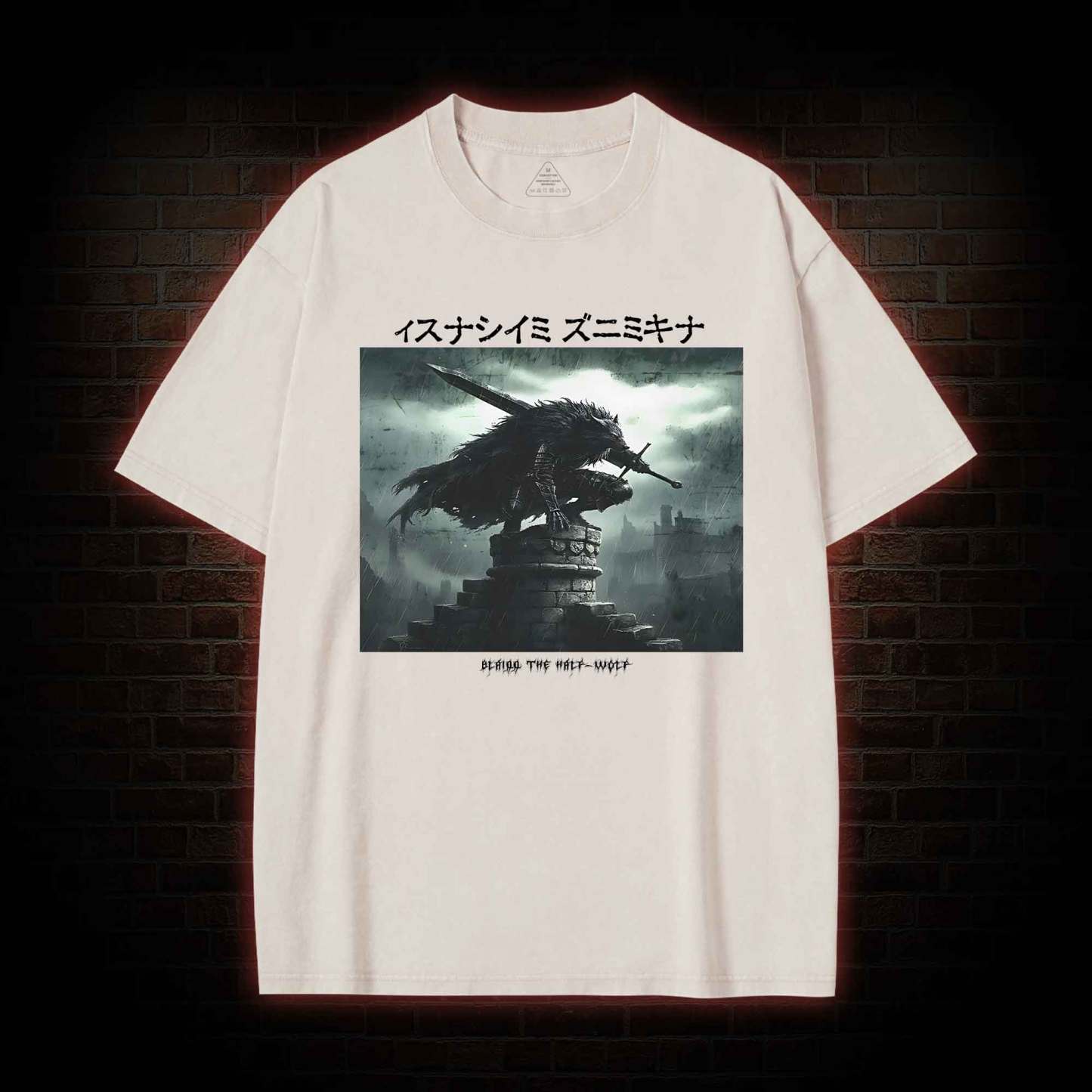 The Half-wolf Washed T-shirt