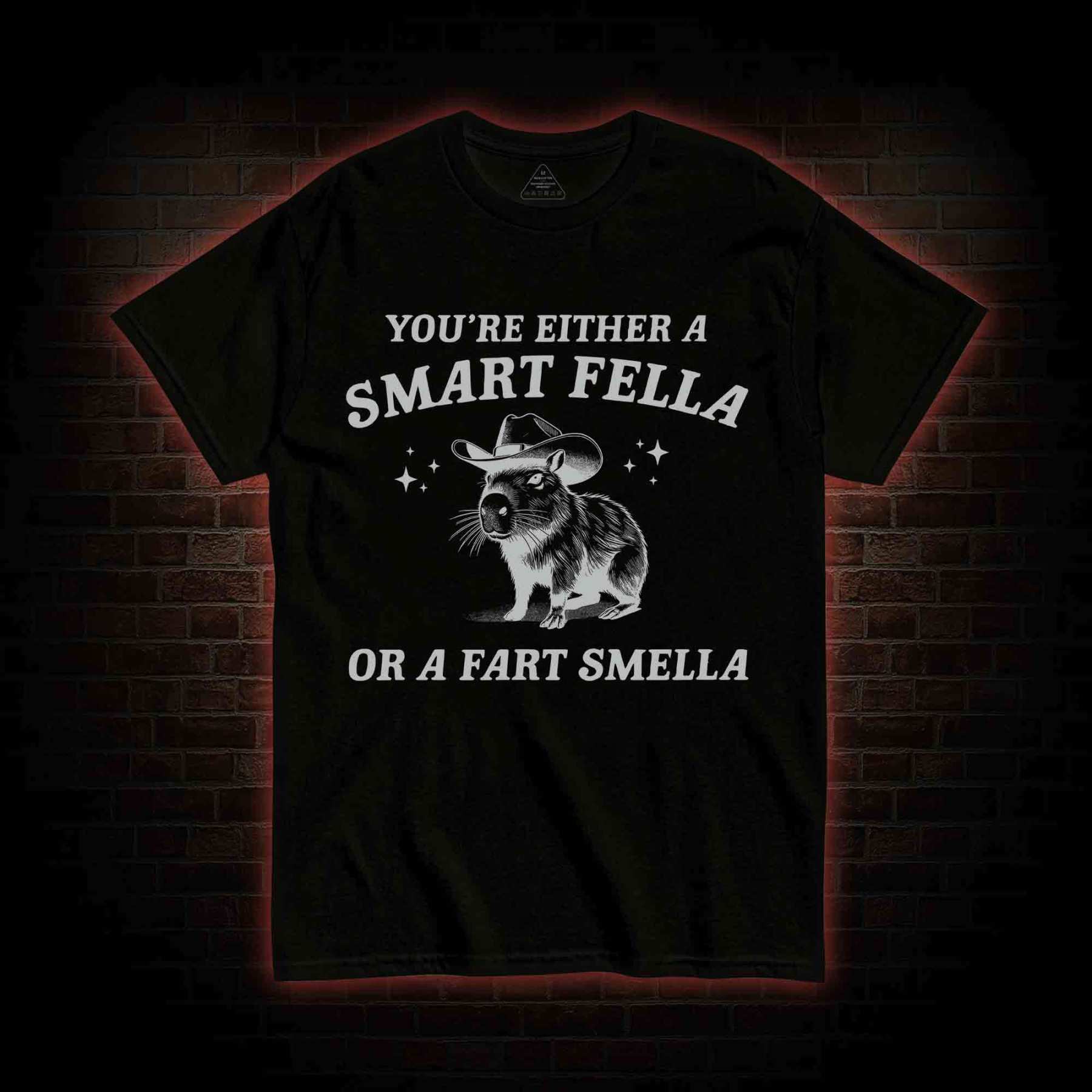 Smart Fella Or Fart Smella T-shirt