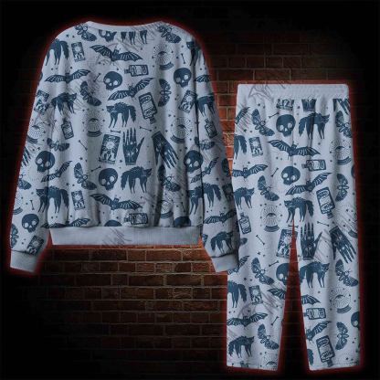 Mysterious Cats and Bats Cozy Pajama Sets