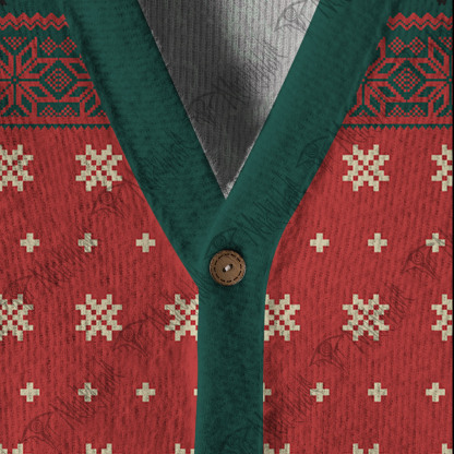 Santa? No It's Mothman Cardigan Sweater