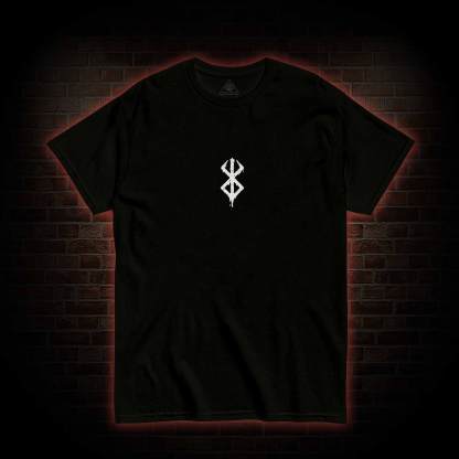 Black Swordsman Back Print T-Shirt