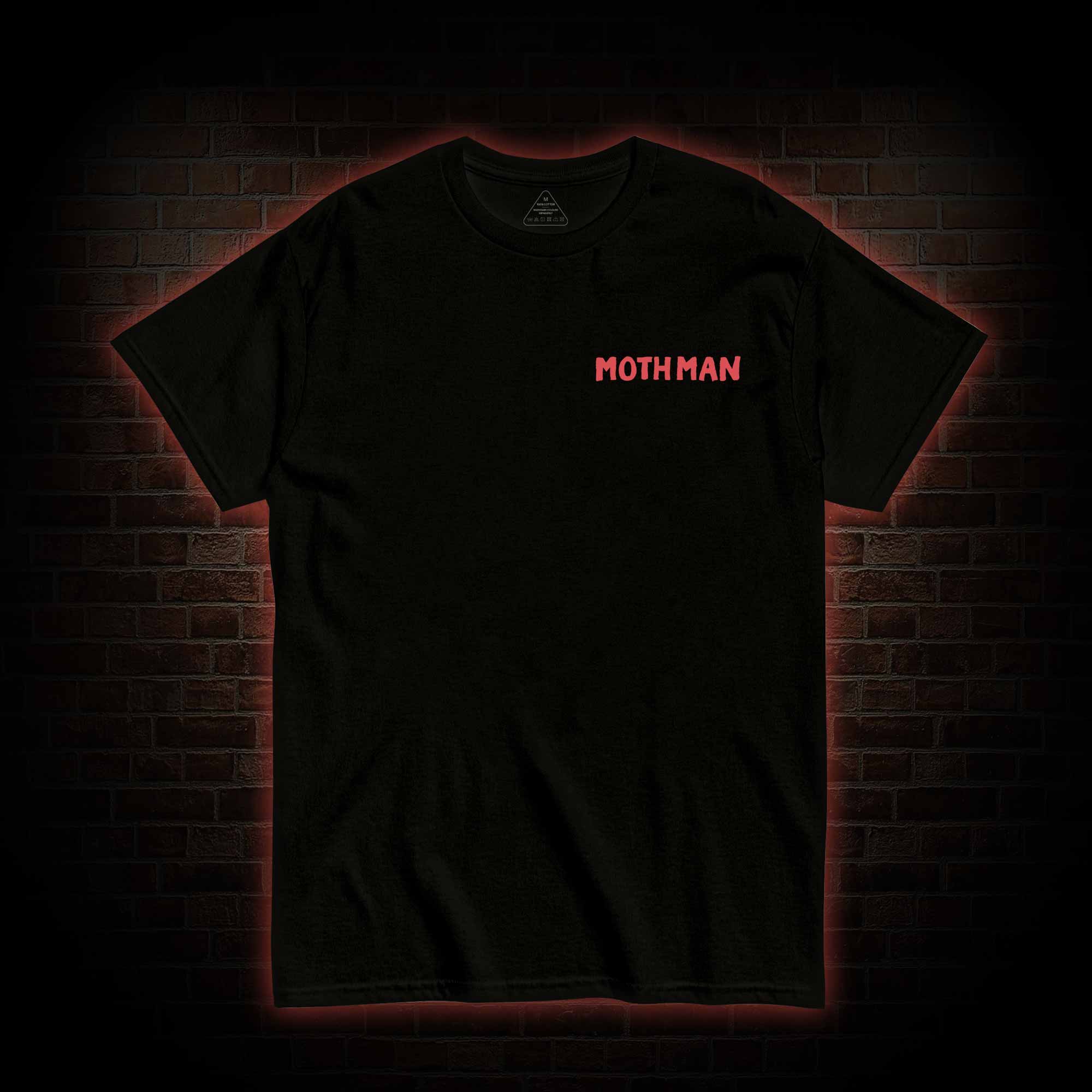 Cryptid Mothman Back Print T-Shirt