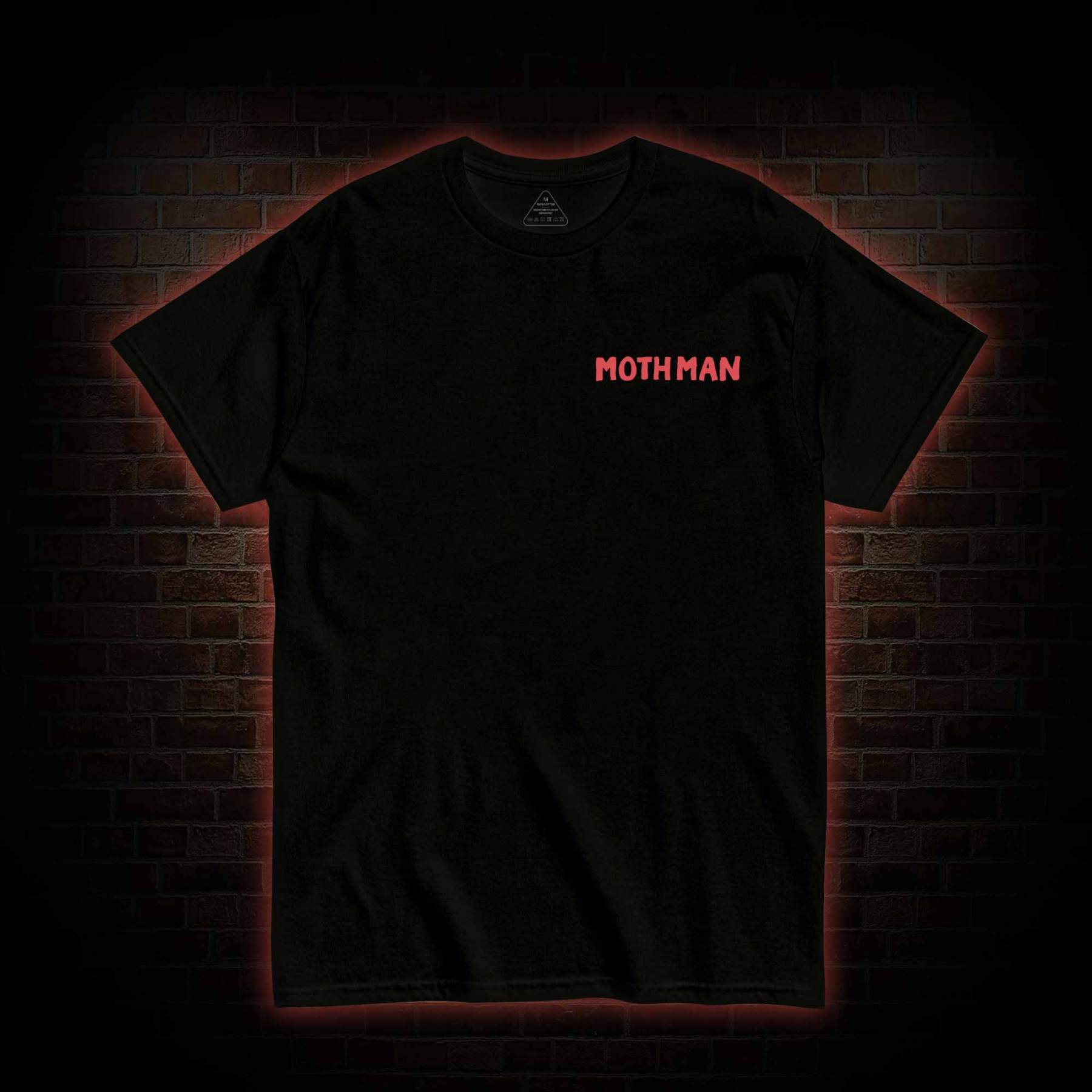 Cryptid Mothman Back Print T-Shirt