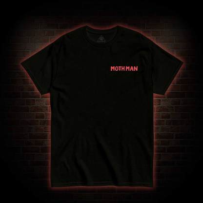 Cryptid Mothman Back Print T-Shirt