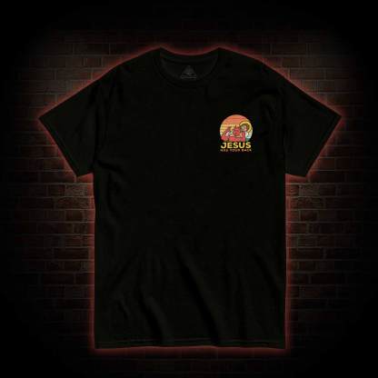Jesus Has Your Back Back Print T-Shirt