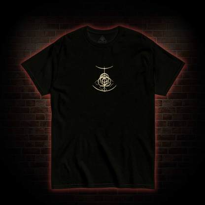 Golden Order Back Back Print T-Shirt