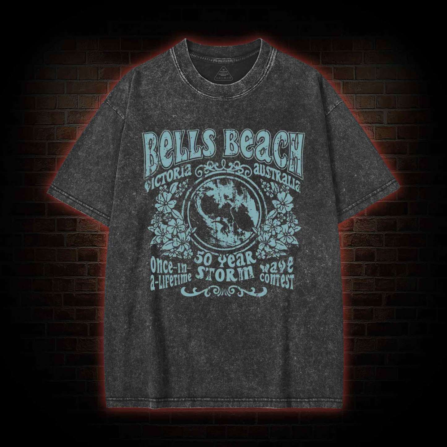 Bells Beach Australia Washed T-shirt