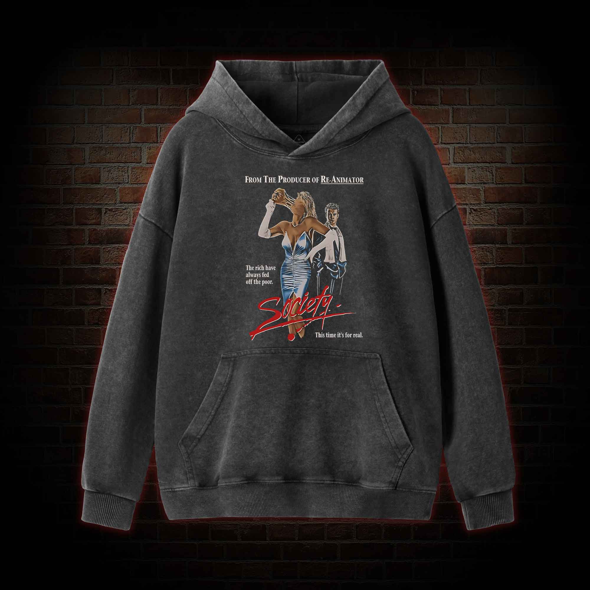This Time it's for Real Washed Hoodie