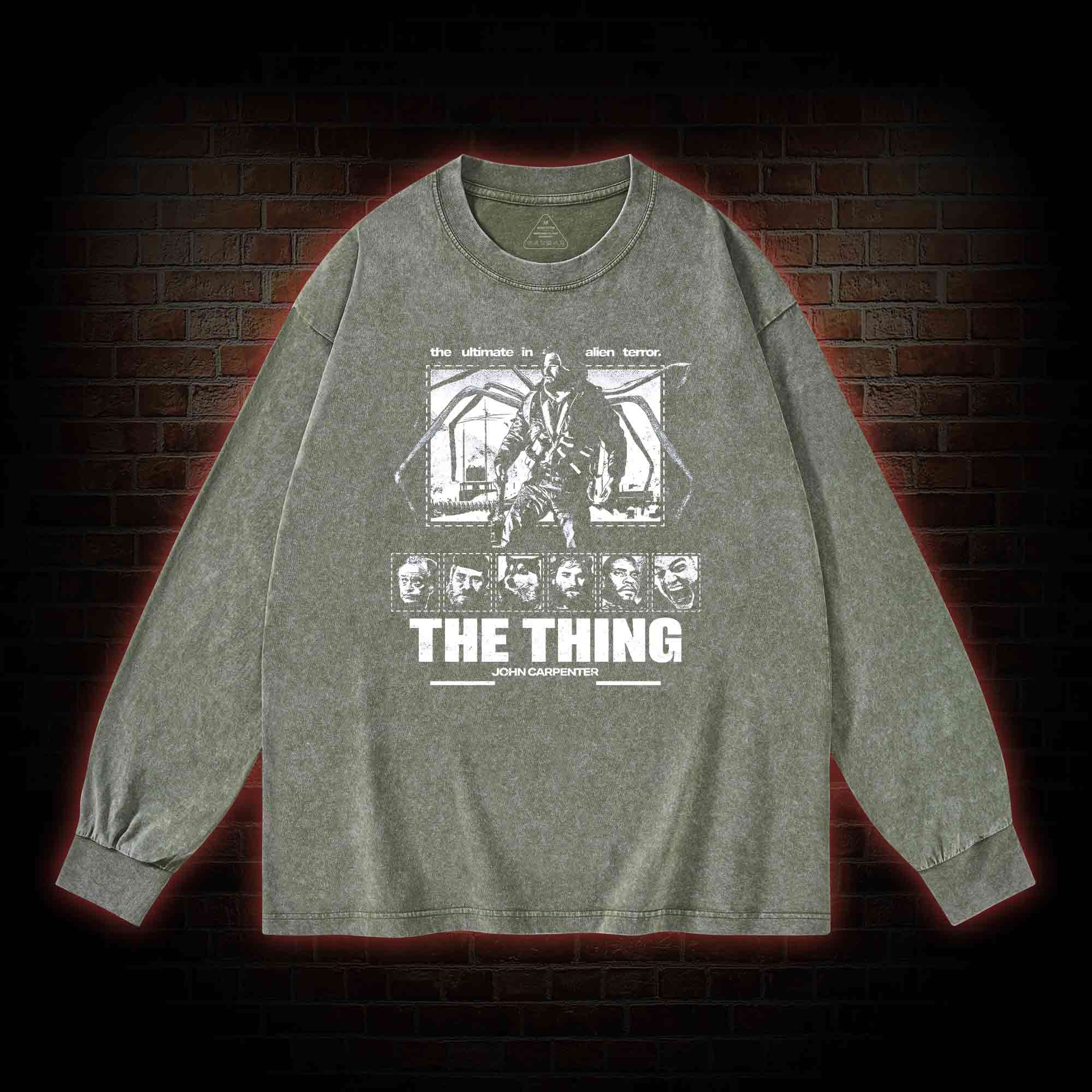 The Ultimate in Alien Terror Washed Long-Sleeve T-shirt