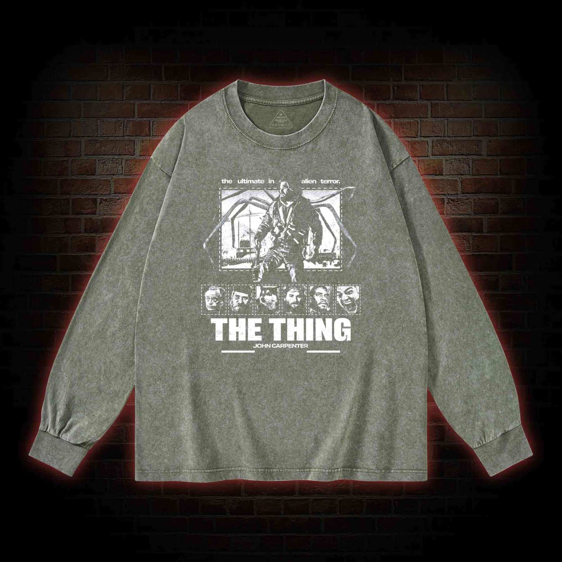 The Ultimate in Alien Terror Washed Long-Sleeve T-shirt