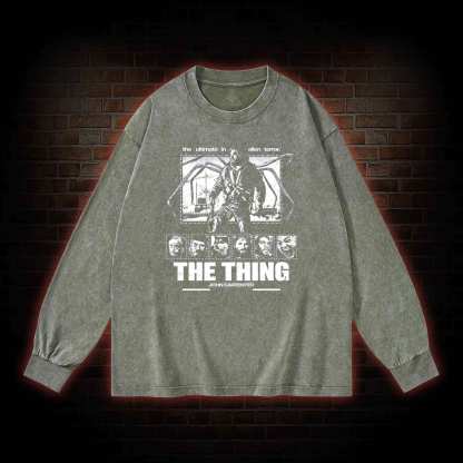 The Ultimate in Alien Terror Washed Long-Sleeve T-shirt