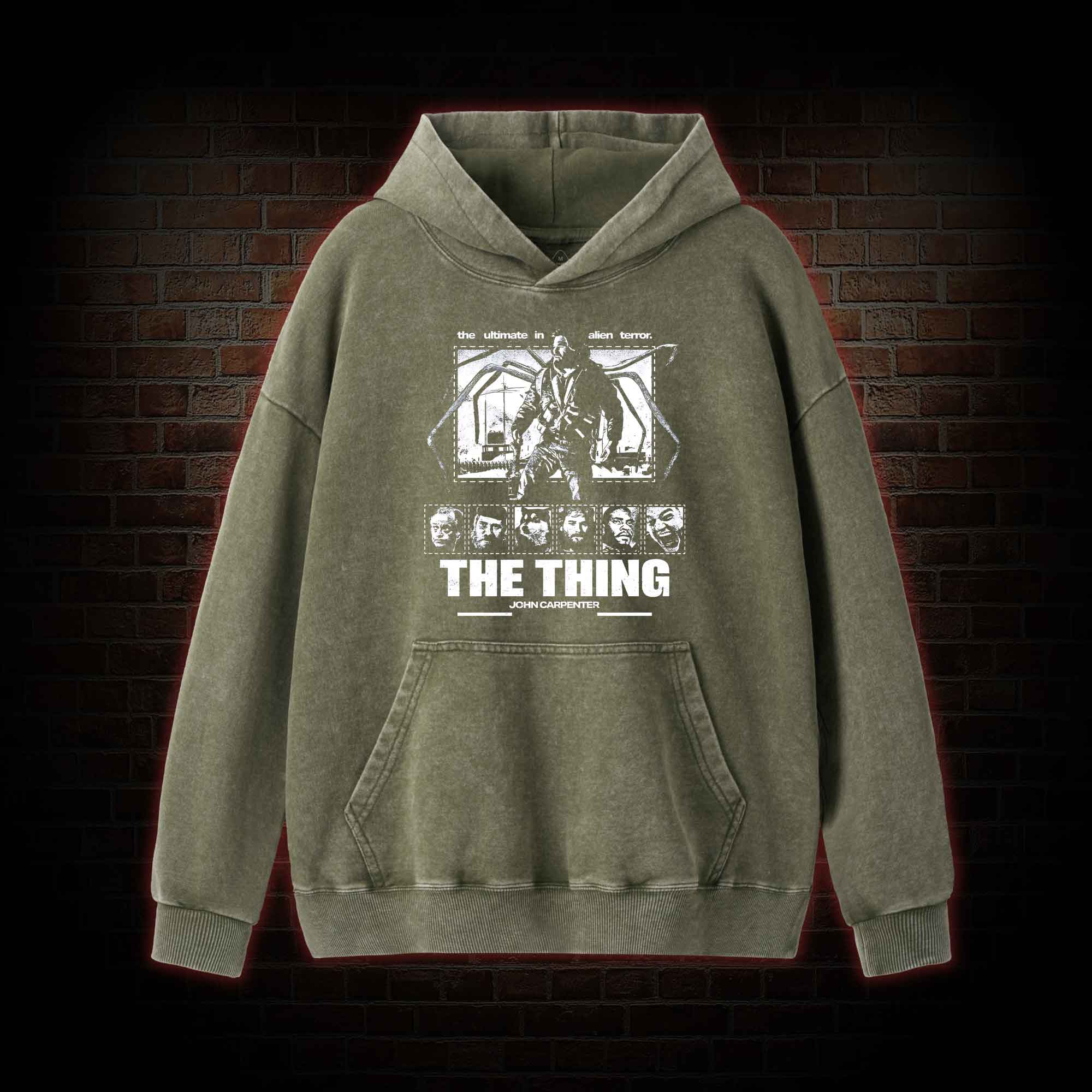 The Ultimate in Alien Terror Washed Hoodie