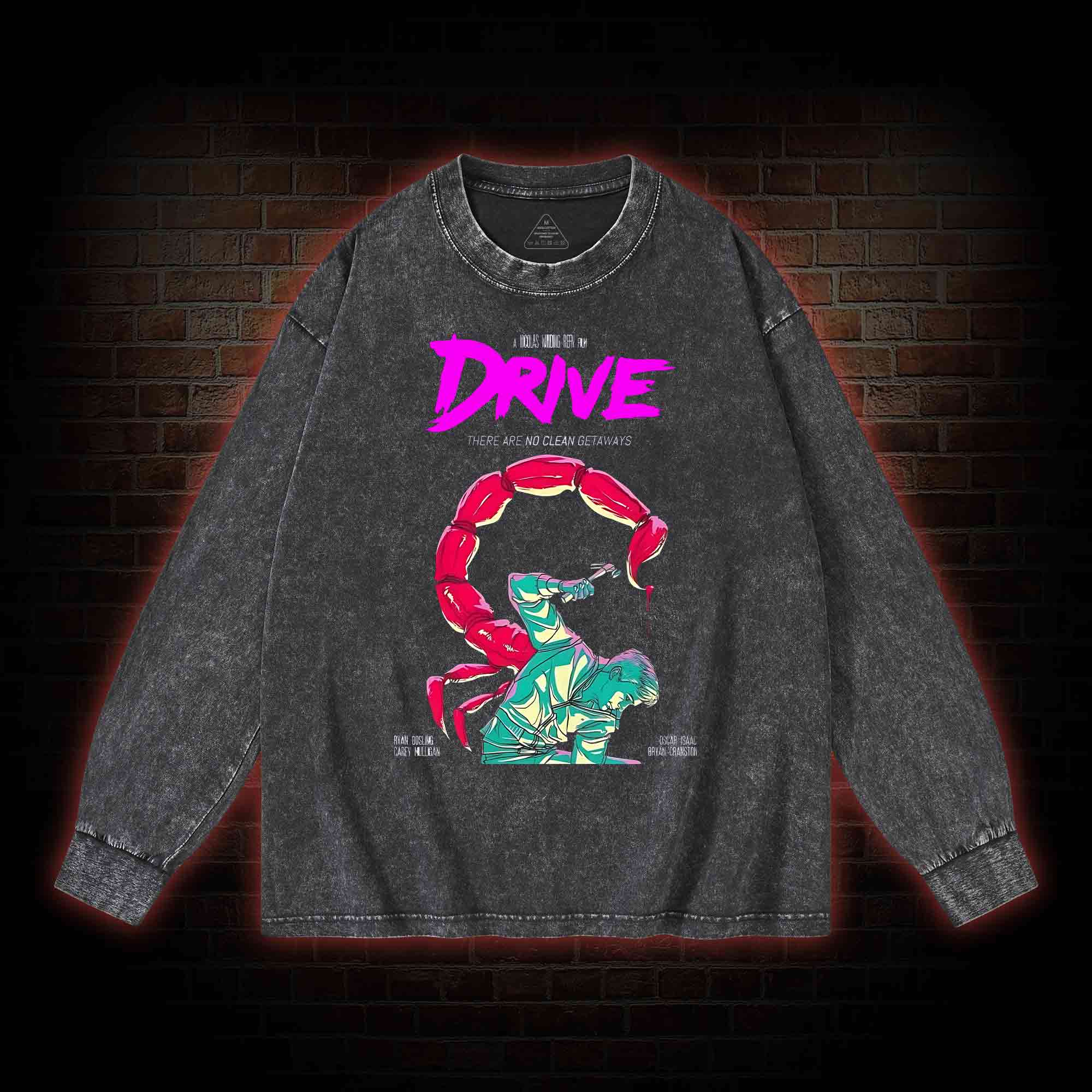 There are No Clean Getaways Washed Long-Sleeve T-shirt