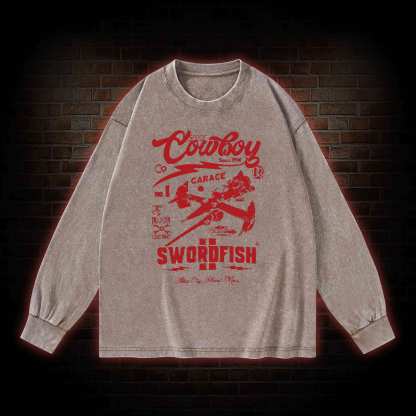 Whatever Happens Anime Washed Long-Sleeve T-shirt