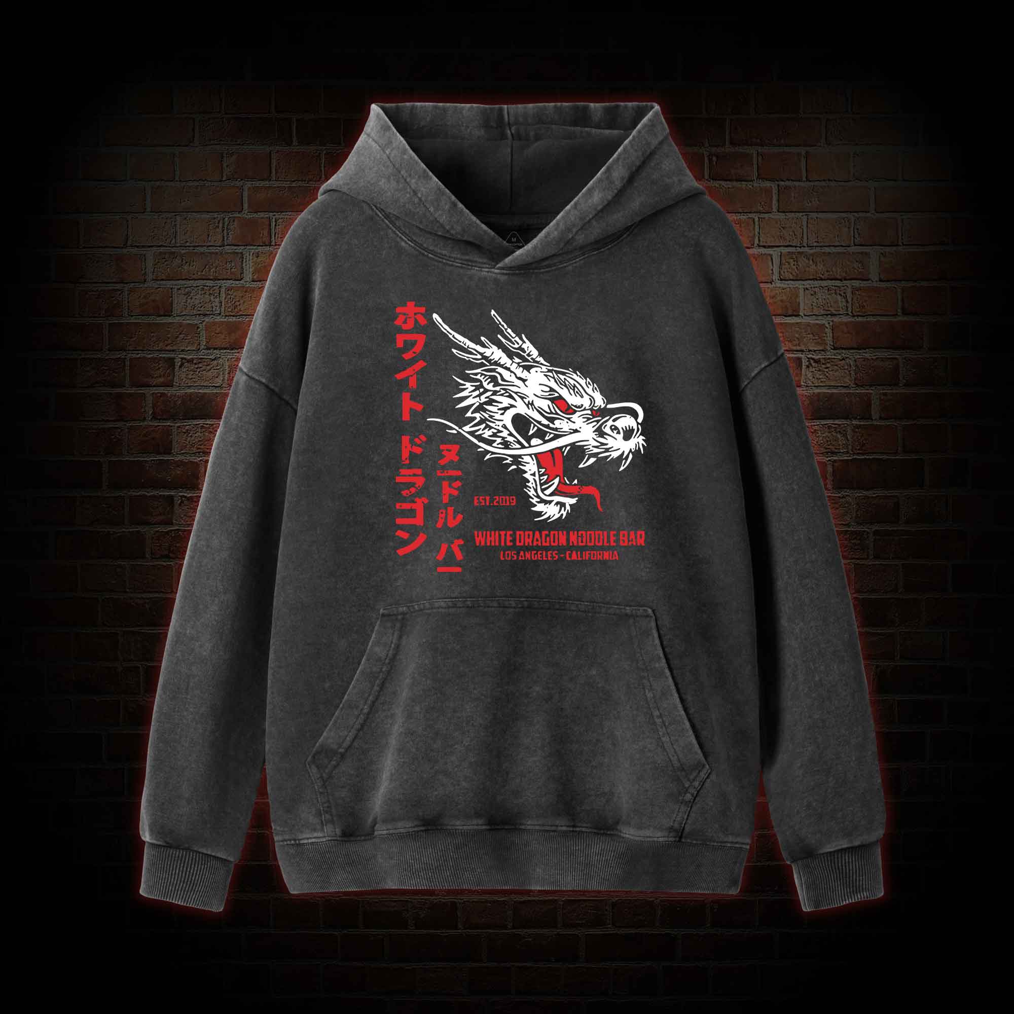 The Noodle Bar Washed Hoodie