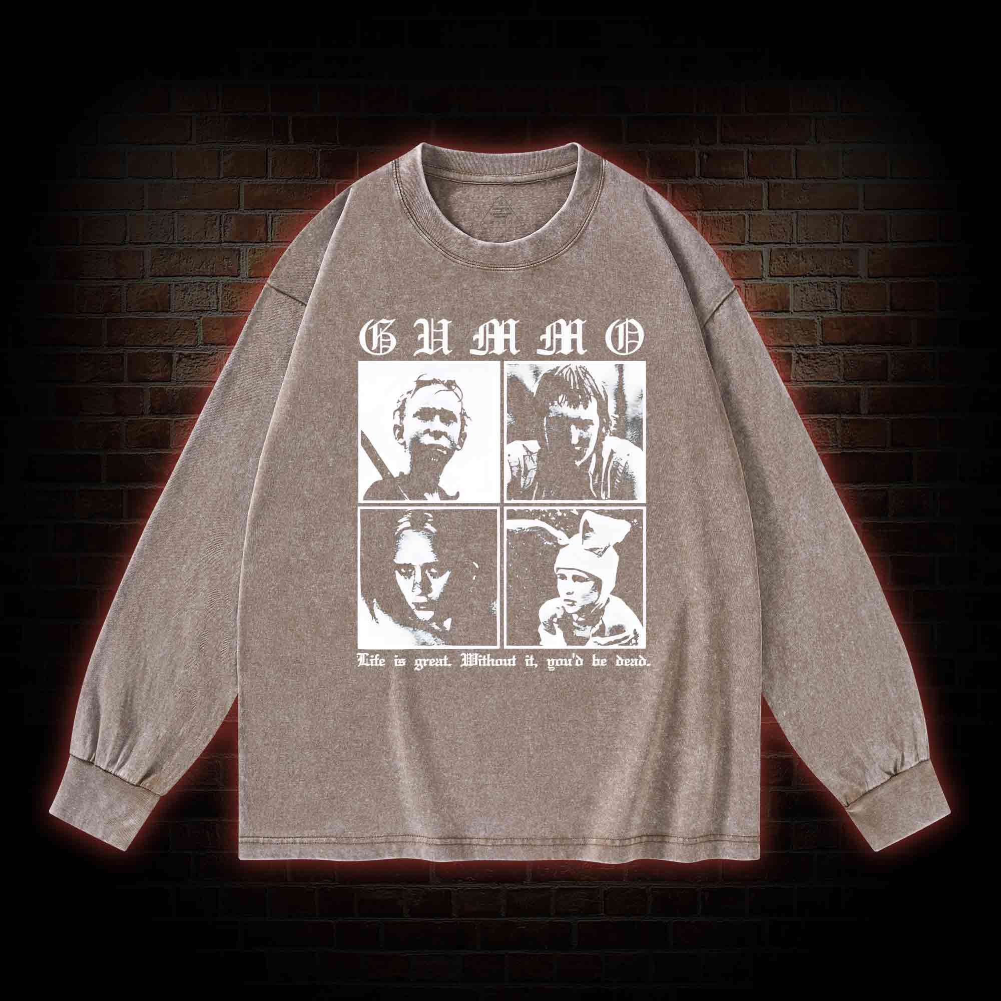 Life is Great Washed Long-Sleeve T-shirt