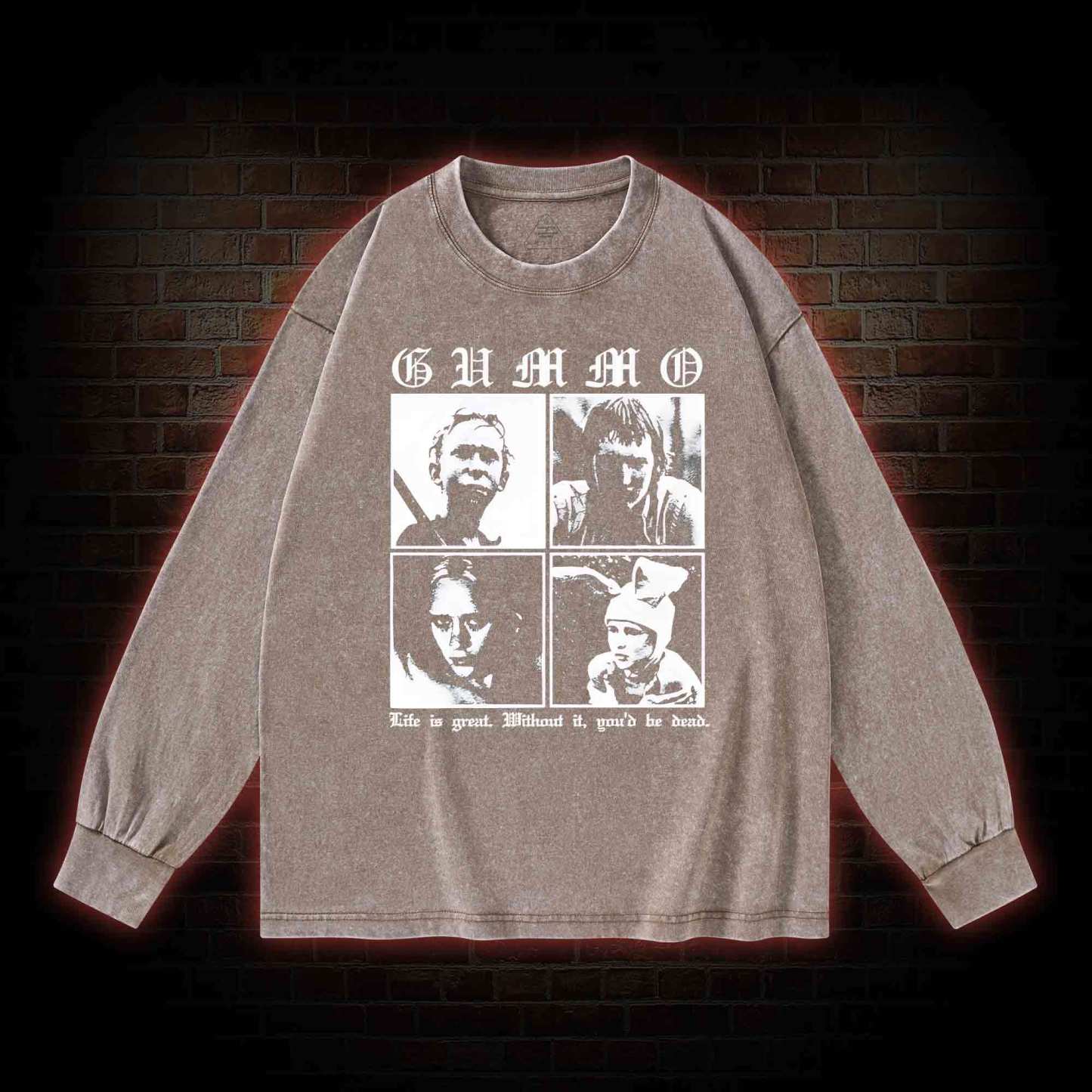 Life is Great Washed Long-Sleeve T-shirt