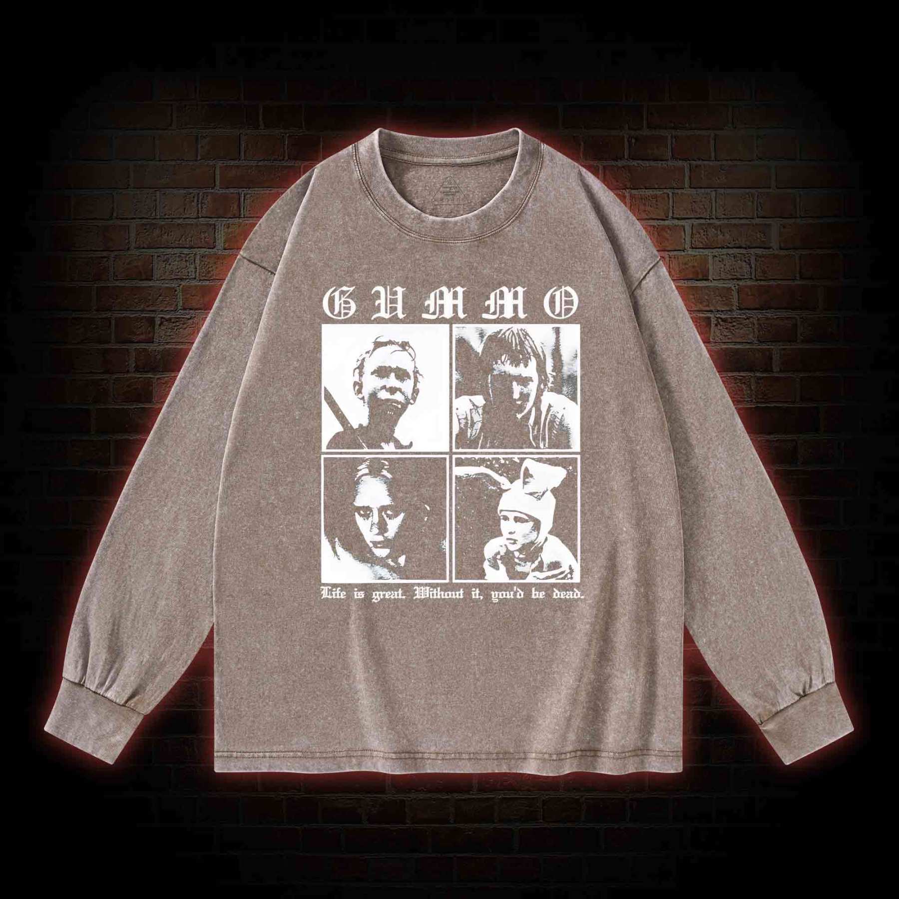 Life is Great Washed Long-Sleeve T-shirt