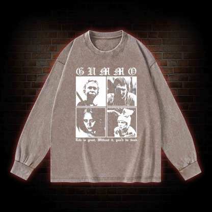 Life is Great Washed Long-Sleeve T-shirt