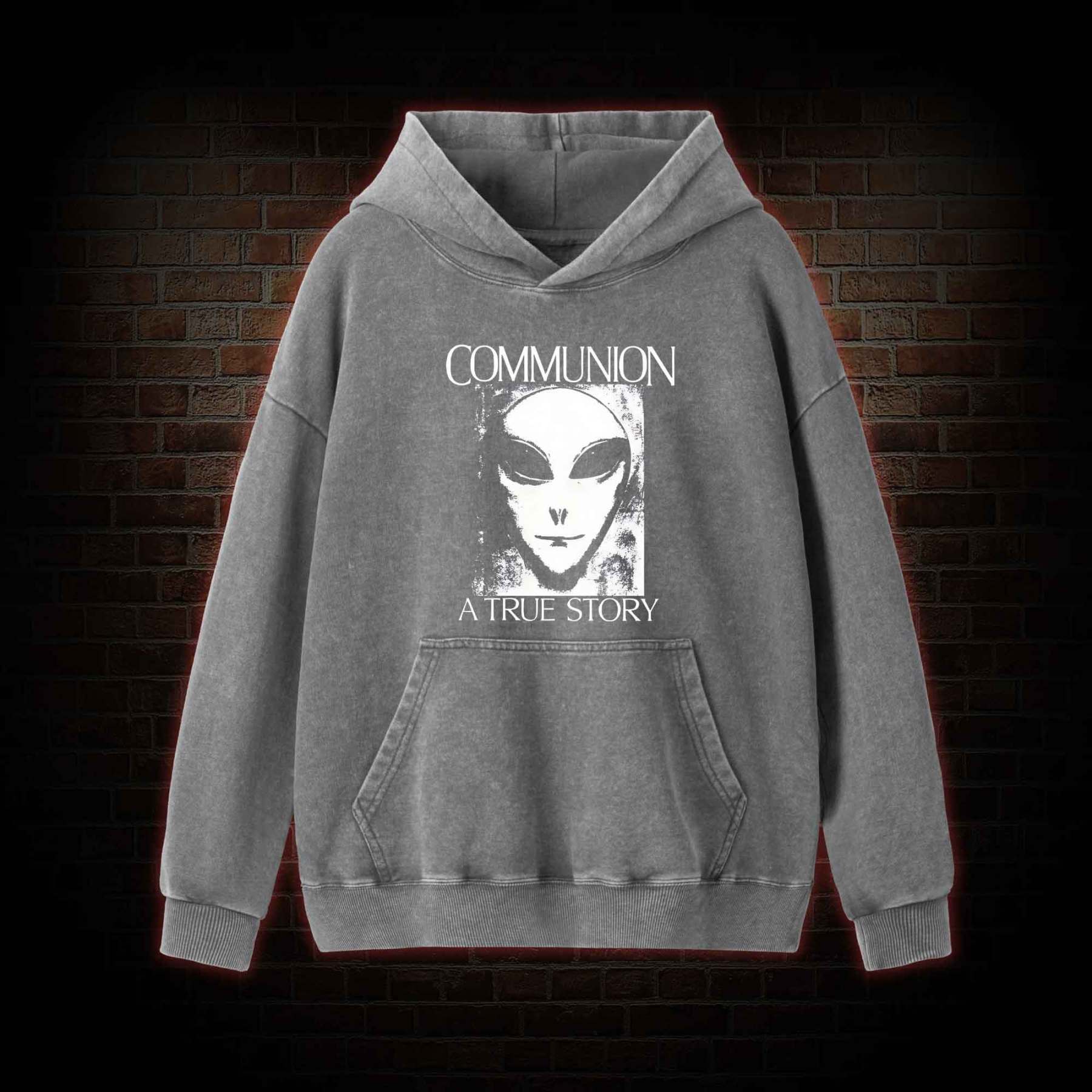 Communion a True Story Washed Hoodie