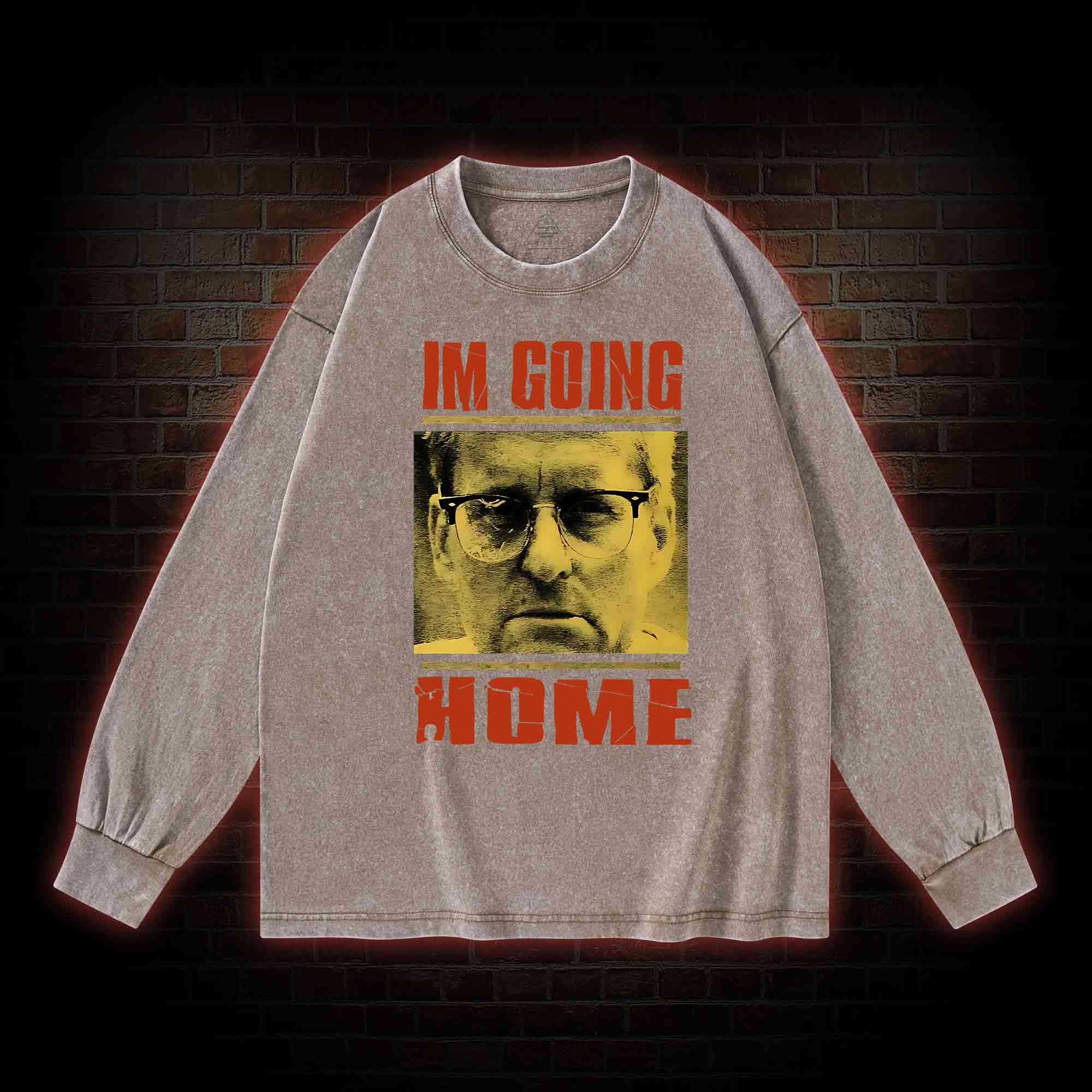 I'm Going Home Washed Long-Sleeve T-shirt