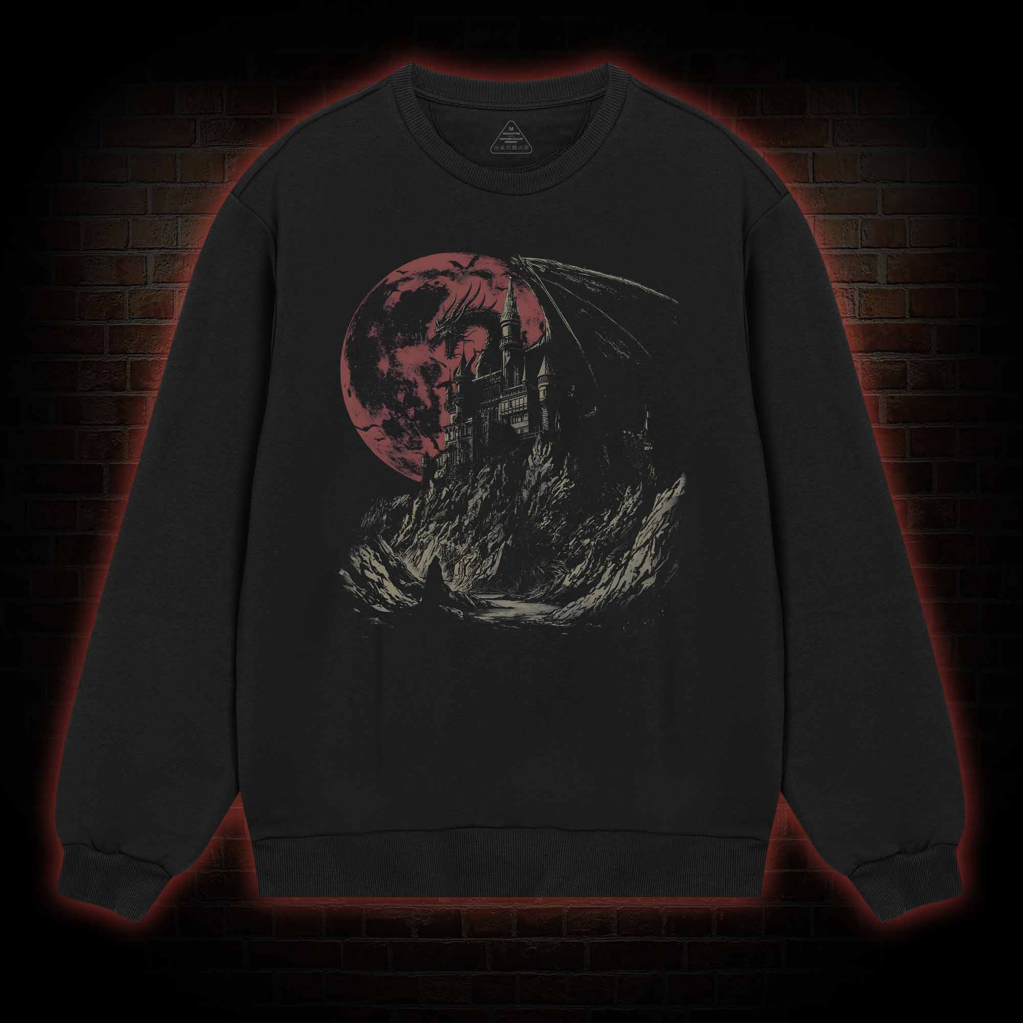 Medieval Dragon Castle Sweatshirt