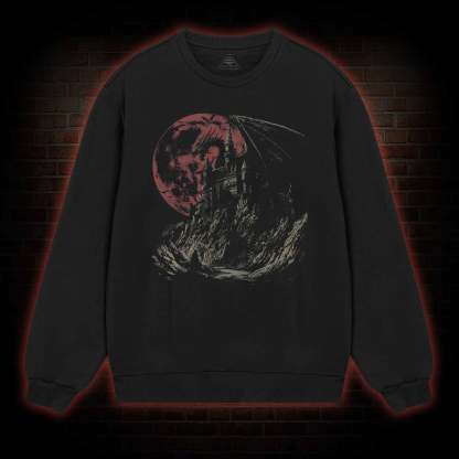 Medieval Dragon Castle Sweatshirt