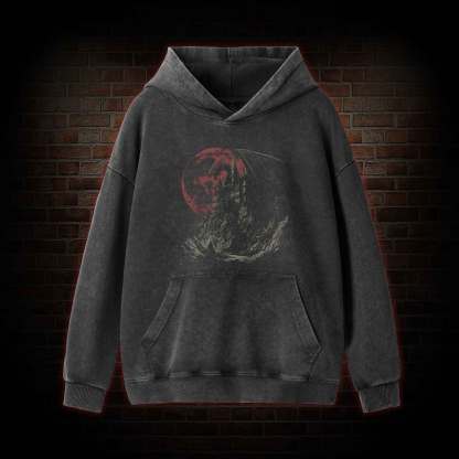 Medieval Dragon Castle Washed Hoodie