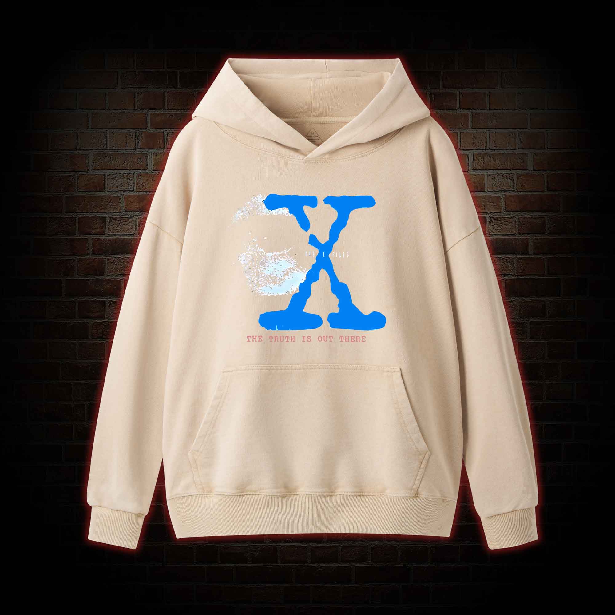 Retro The Truth is Out There Washed Hoodie