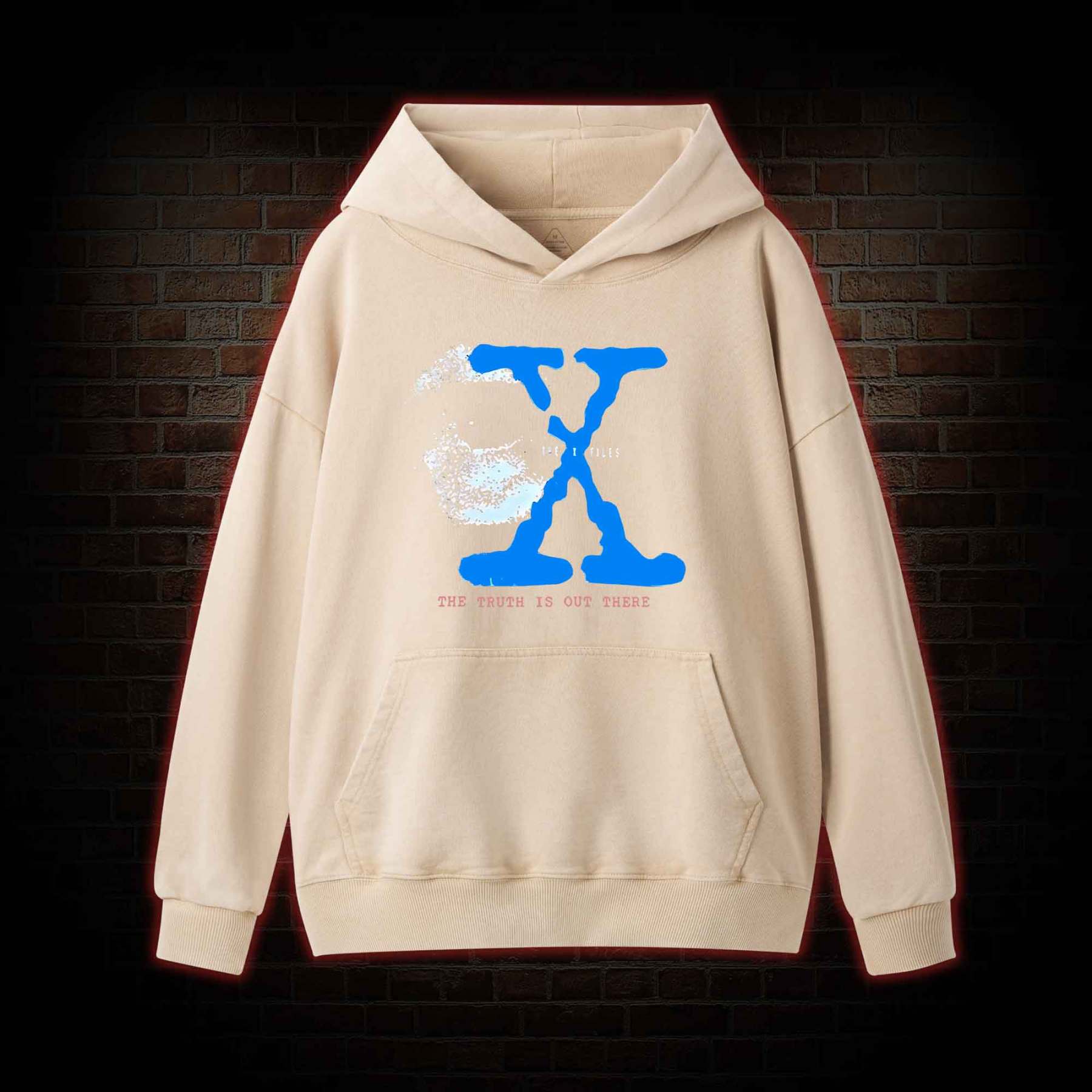 Retro The Truth is Out There Washed Hoodie