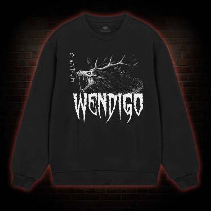 Wendigo Scary Monster Sweatshirt