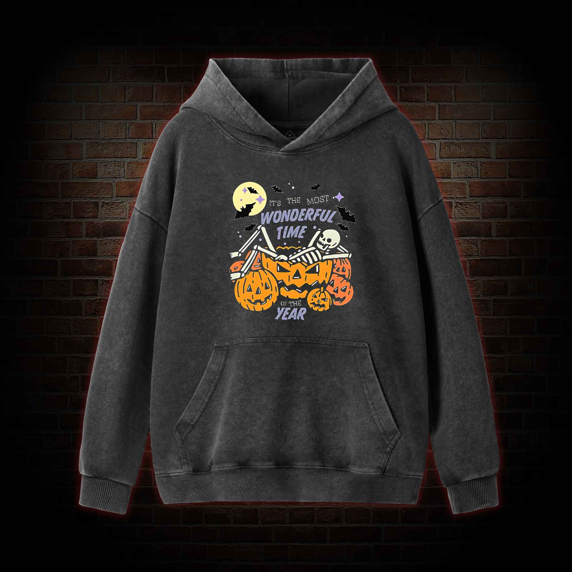 Most Wonderful Time Washed Hoodie