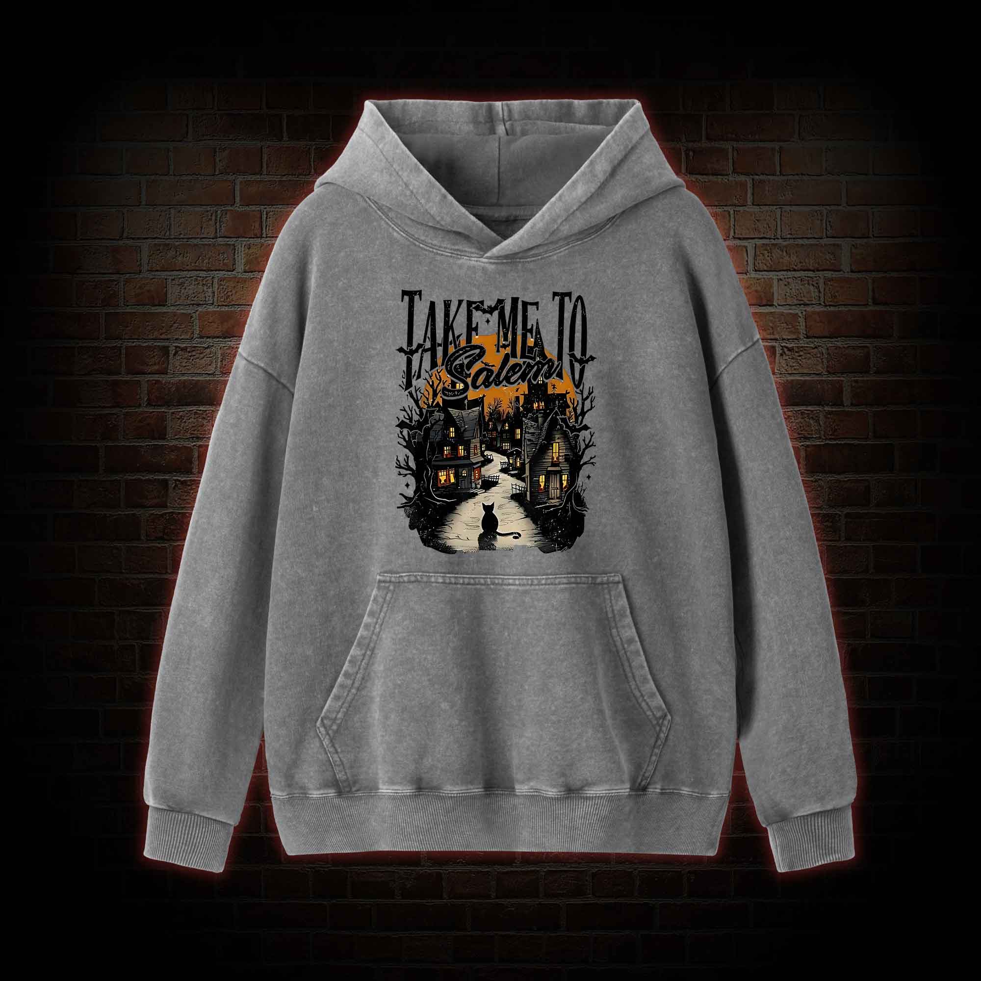 Take Me To Salem Washed Hoodie
