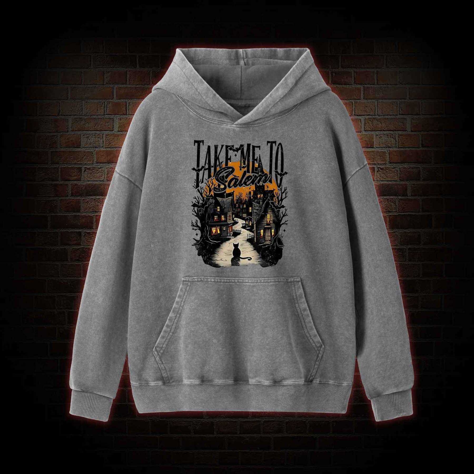 Take Me To Salem Washed Hoodie