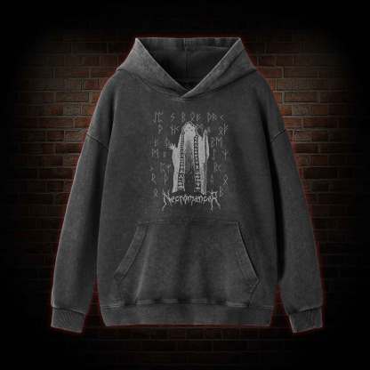 Necromancer Washed Hoodie