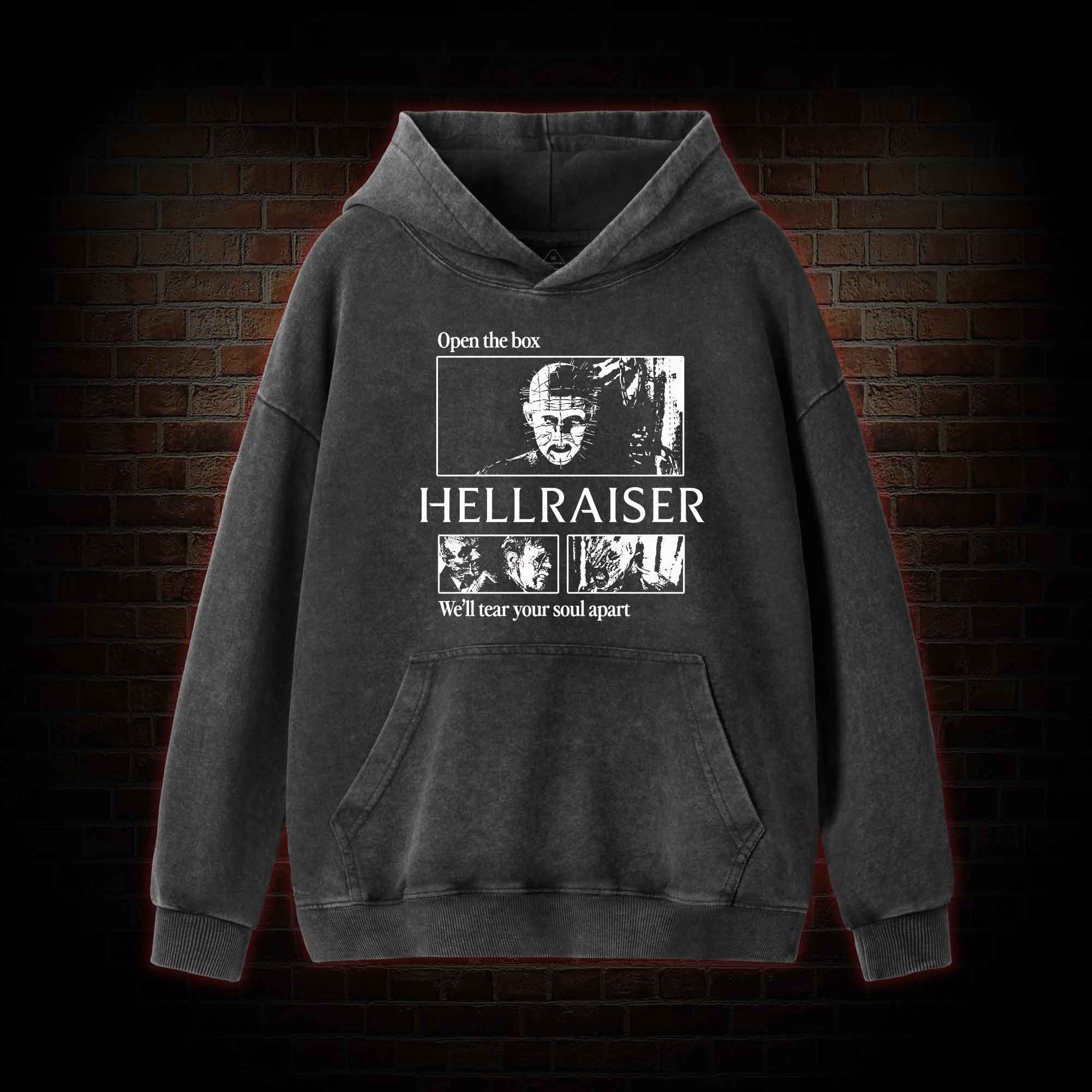 We'll Tear Your Soul Apart Washed Hoodie