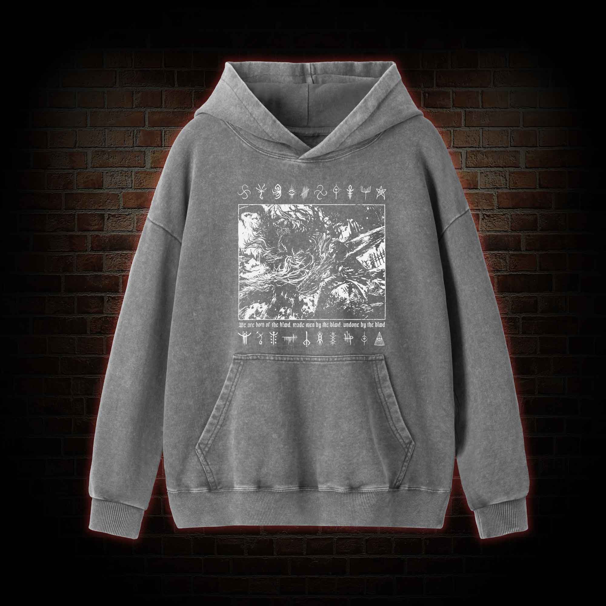 We are Born of the Blood Washed Hoodie