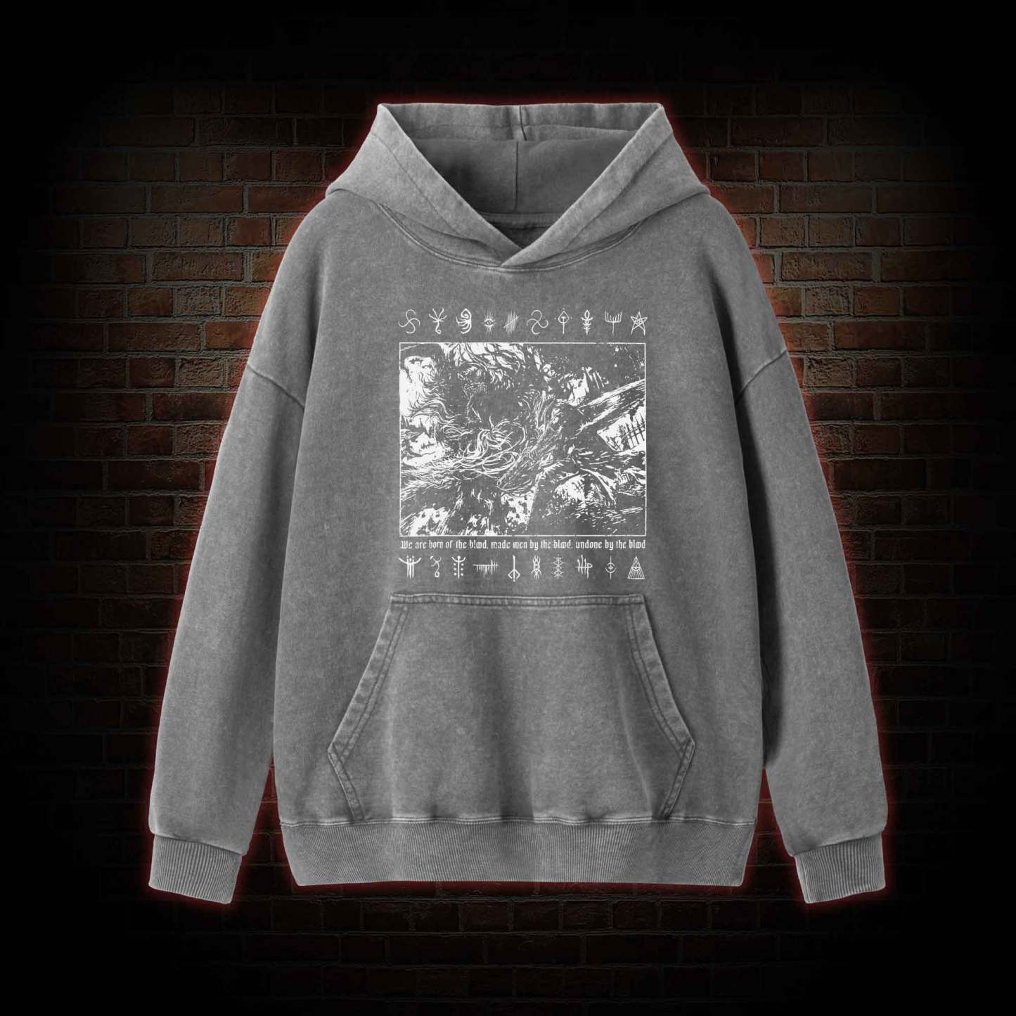 We are Born of the Blood Washed Hoodie