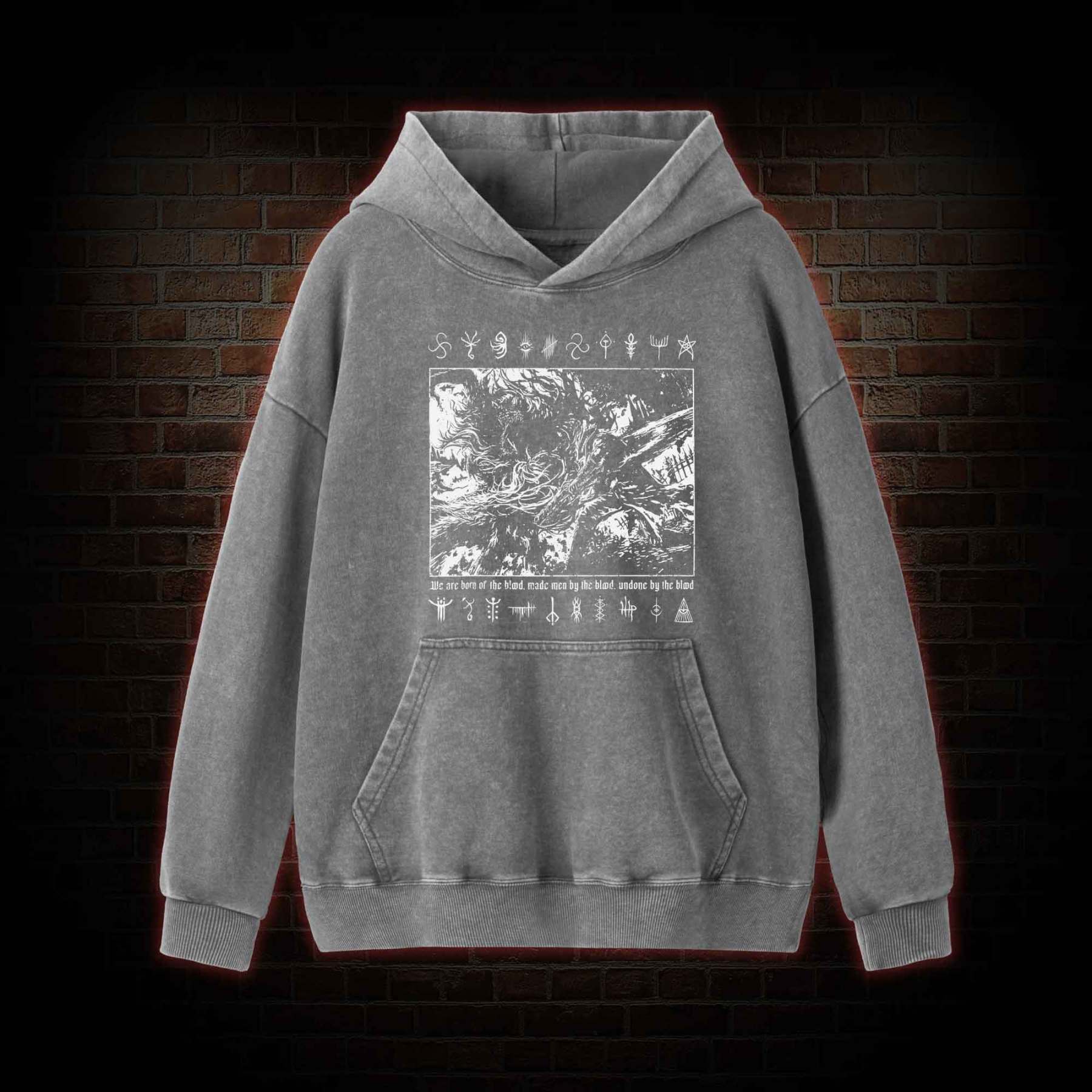 We are Born of the Blood Washed Hoodie